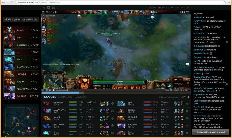 Opción nueva de streaming como Watch Beta